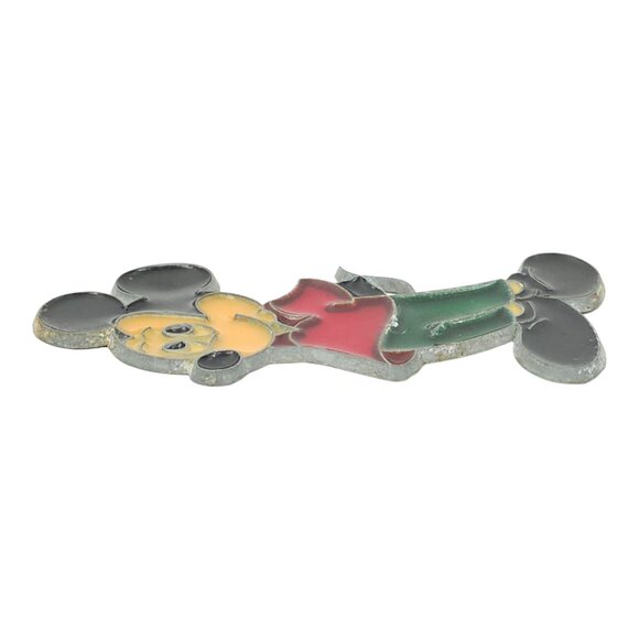 Disney Vintage Mickey Mouse Stained Glass 5" Sun Catcher Window Ornament - Picture 7 of 7